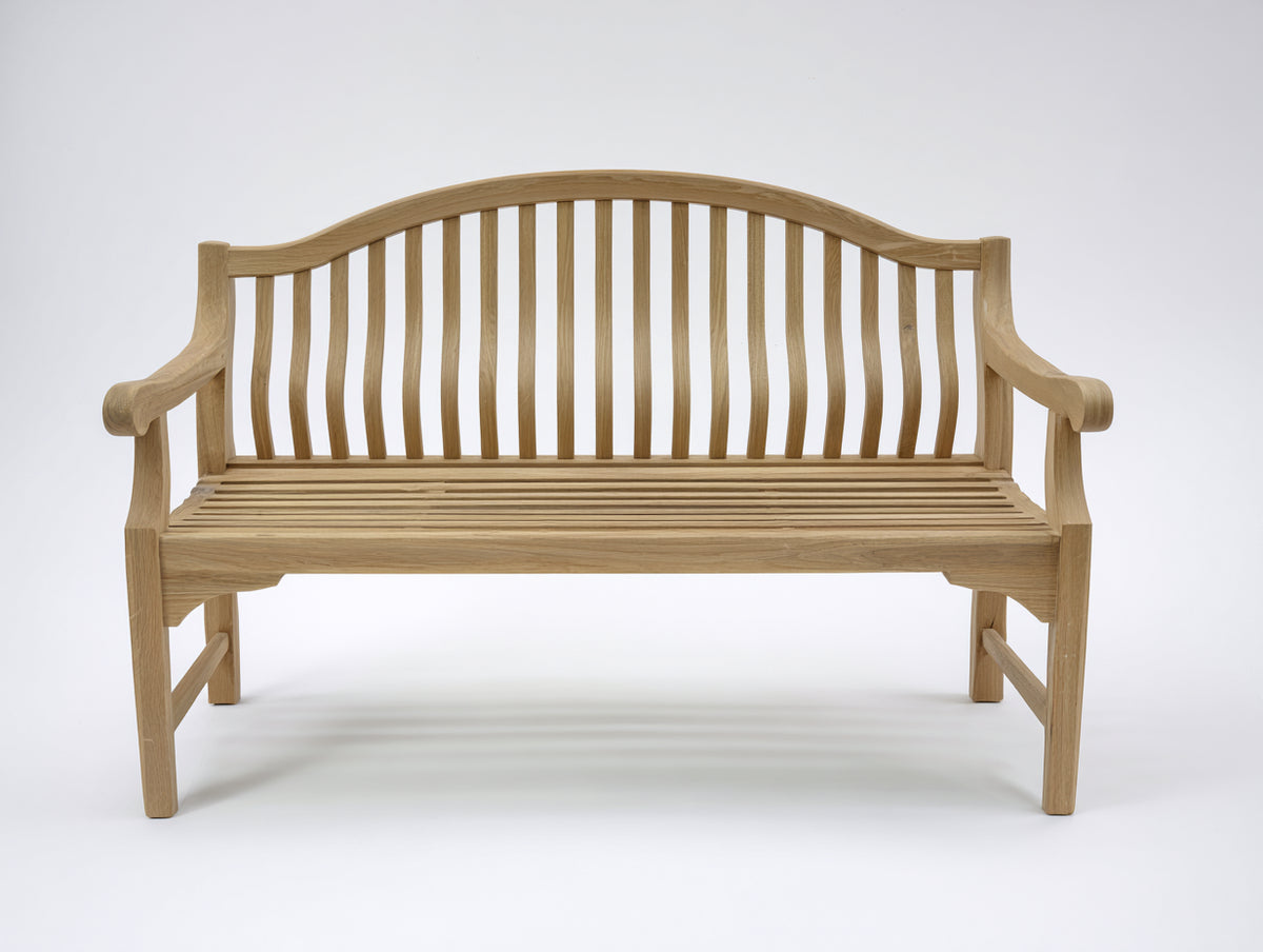 Panche da giardino - Legno - 151x64x96 cm - Marrone naturale - Stile classico