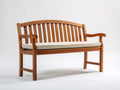 Panche da giardino - Legno-Tessuto - 160x63x94 cm - Marrone caldo-Beige - Stile classico