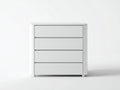 Comodino - Legno - 76x43x83 cm - Bianco - Moderno