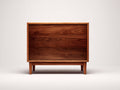 Comodino - Legno - 80x41x75 cm - Marrone noce scuro - Moderno di metà secolo